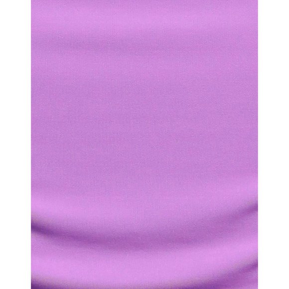 HAVEONE Italian Lilac Jersey Dress: Chic Frills and Elegance, Size Small - Picture 4 of 4